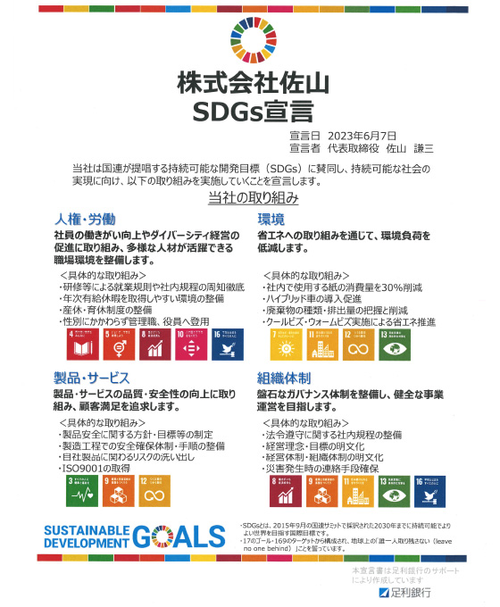 SDGs宣言